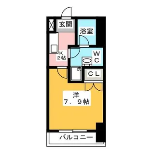 レジデンス金山スクエア【2階】の間取り