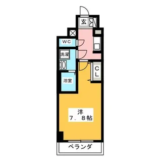 S-RESIDENCE東別院【13階】の間取り