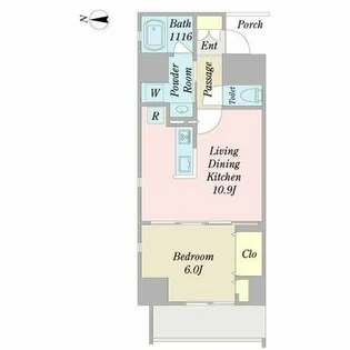 プロシード金山3【4階】の間取り