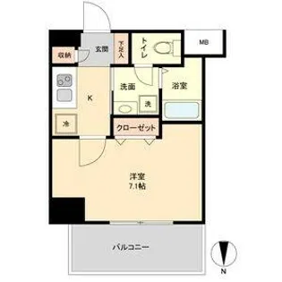 リアライズ代官町【8階】の間取り