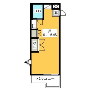 ドーム四ツ谷【2階】の間取り