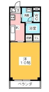 プランドールハイツ【1階】の間取り