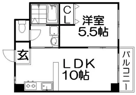 ファミーユ長谷川【1階】の間取り
