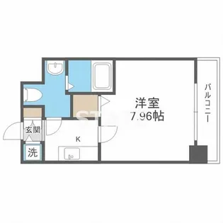 SERENiTE日本橋SUD【6階】の間取り