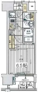レジュールアッシュウエストレジス【4階】の間取り