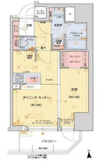 レオンコンフォート堀江公園【14階】の間取り