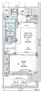 スワンズシティ中之島クロス【6階】の間取り