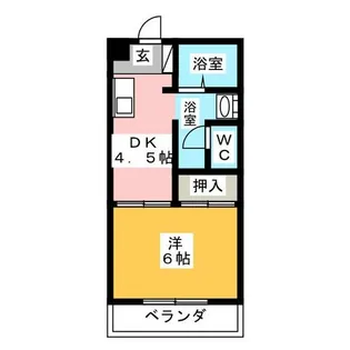 第一下林ビル【3階】の間取り