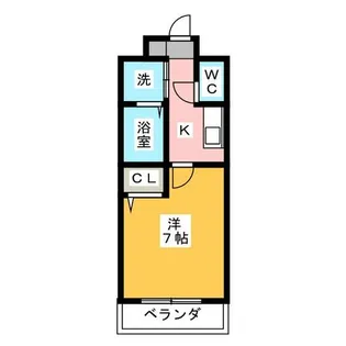 セントラルハイツ東別院【3階】の間取り