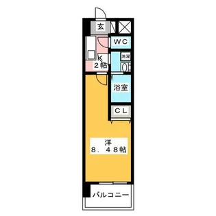 マリオン千代田【2階】の間取り