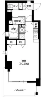 アーバネックス北浜【10階】の間取り