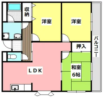 コゥジィーコート【201号室】の間取り