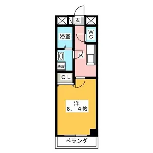 サンアップウェルⅡ【3階】の間取り