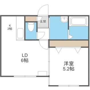 マイルーム宮の沢Ⅱ【1階】の間取り