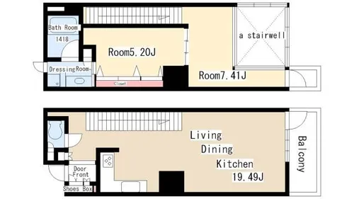 グラン・アベニュー白川公園【1109号室】の間取り