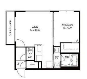 COMODOJOURS13-7【4階】の間取り