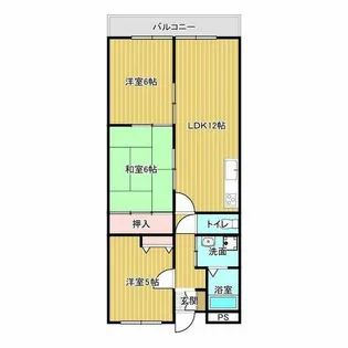 シャンポールものべ【302号室】の間取り