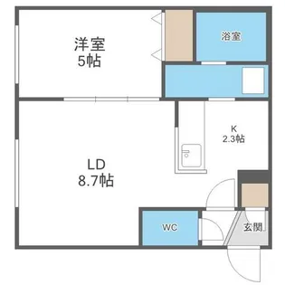 パークレジデンス円山北【3階】の間取り