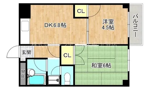 NILマンション今里【5階】の間取り