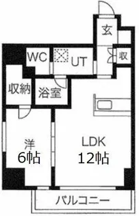 プレディアコート本町【8階】の間取り