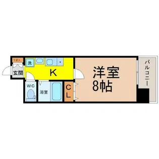 ベル池下【4階】の間取り