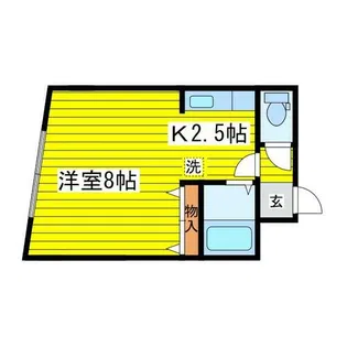 ライフステージ北9条【2階】の間取り