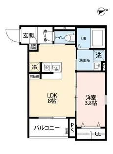 robot home 東本町【2階】の間取り