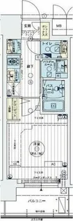 エステムコート名古屋栄プレシャス【9階】の間取り