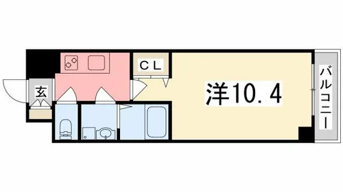 インタービレッジ土山二番館【2階】の間取り