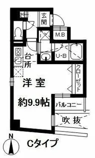 エヴィステージ【6階】の間取り