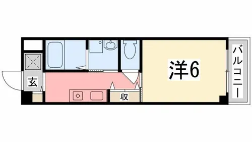 インタービレッジ城北弐番館【302号室】の間取り
