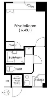 1Kの間取り画像