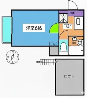 stage西公園【2階】の間取り