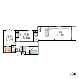 HEBEL MAISON 徳川園【102号室】の間取り