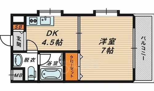 ROYALOAK【8階】の間取り