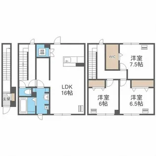 グランシール富士B【1階】の間取り