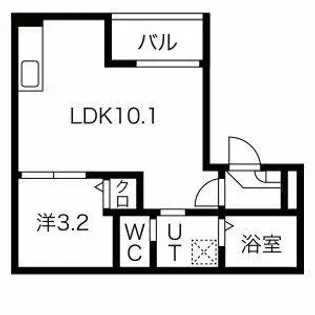Warren takayokosukaⅠ【3階】の間取り