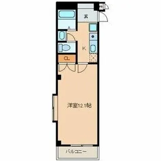 O-Palette【401号室】の間取り