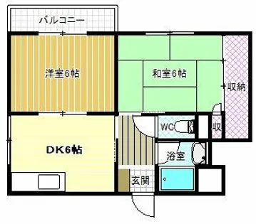 Y’sCOURT【1階】の間取り
