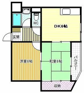 Y’sCOURT【2階】の間取り