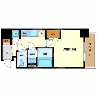 Grand-K靭公園【11階】の間取り