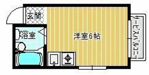 ウィズテリア東阪田【1階】の間取り