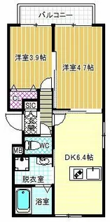 FLATS・CUBE【2階】の間取り