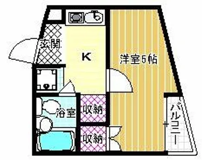 ハイツジョイフル【3階】の間取り