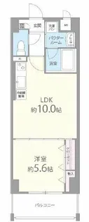 ノーザングレイス【5階】の間取り
