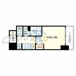 グランカリテ大阪城EAST【8階】の間取り