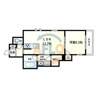 メゾン オピエデュパン【1階】の間取り