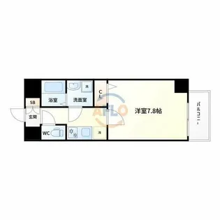 THE RESIDENCE S【10階】の間取り