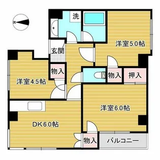 ガーデンハイツ芦屋(南宮町)【201号室】の間取り
