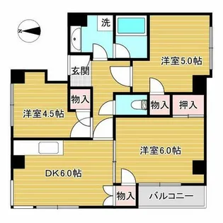 ガーデンハイツ芦屋(南宮町)【201号室】の間取り